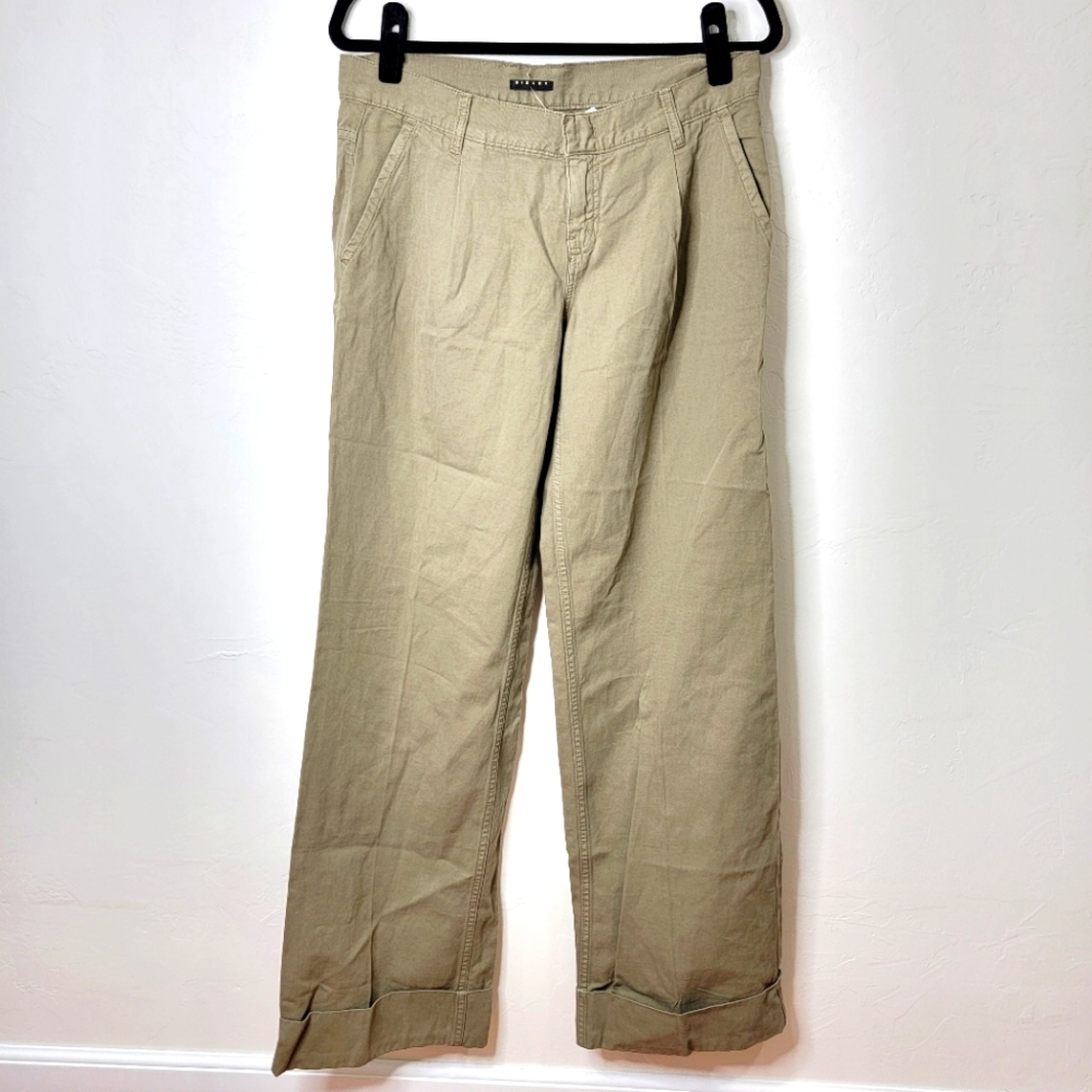 Sisley Tan Cuffed Pants